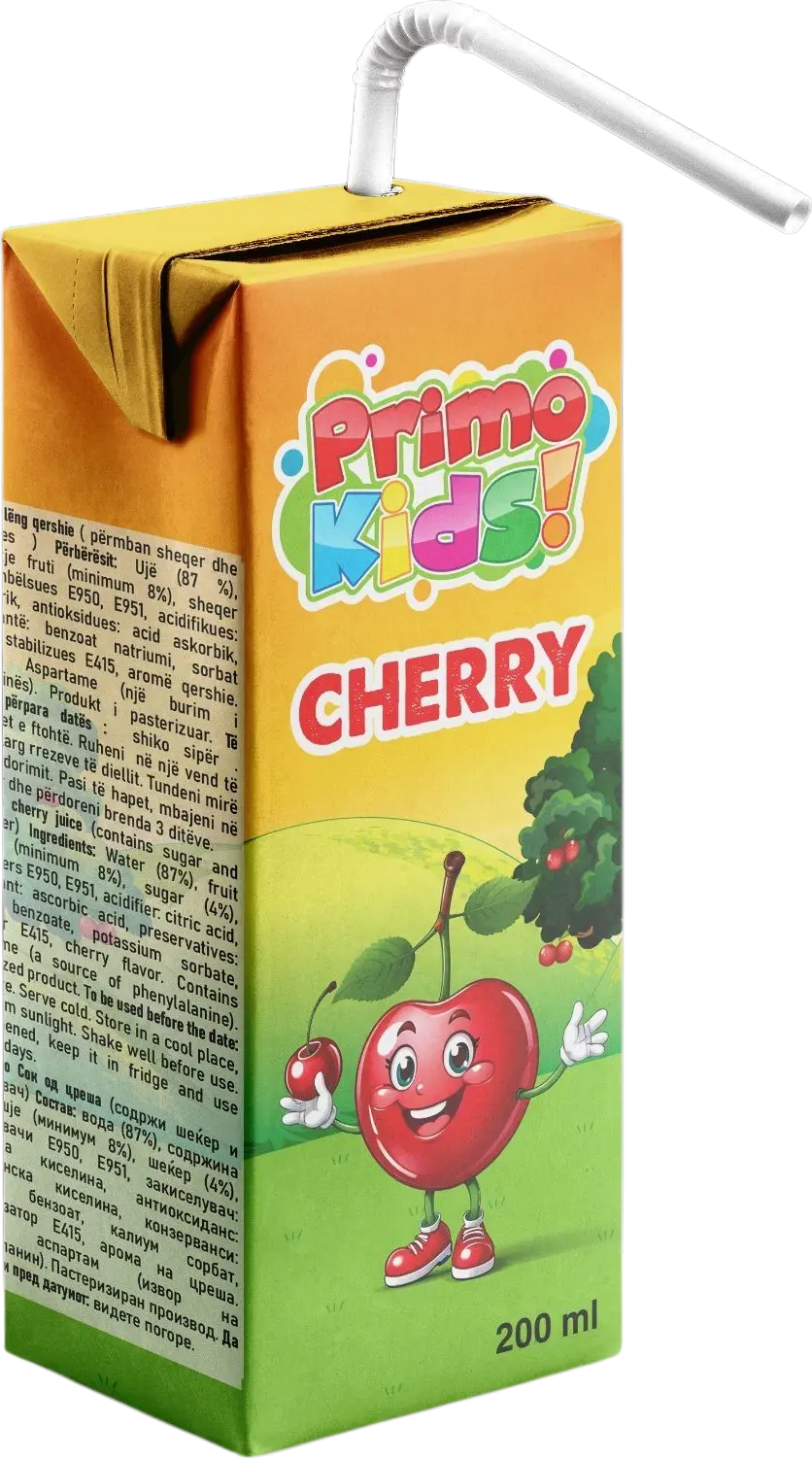Primo Fruit Drink Cherry 200 ml carton