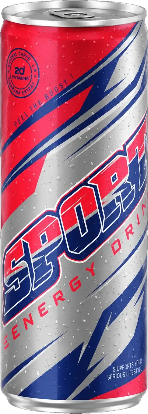 Sport Energy Drink 250 ml can